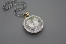 Reversible Sterling Fingerprint Necklace With Secret Compartment - Ashley Lozano Jewelry