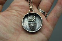 Reversible Sterling Fingerprint Necklace With Secret Compartment - Ashley Lozano Jewelry