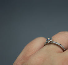 "Flying" Butterfly Cremation Ash Ring