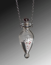 "Decanter" - Personalized Fill-At-Home Glass Necklace (For Ashes, Dried Flowers, Sand, etc)
