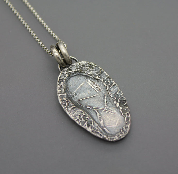 Silver Custom Runner's Gift Necklace - Ashley Lozano Jewelry