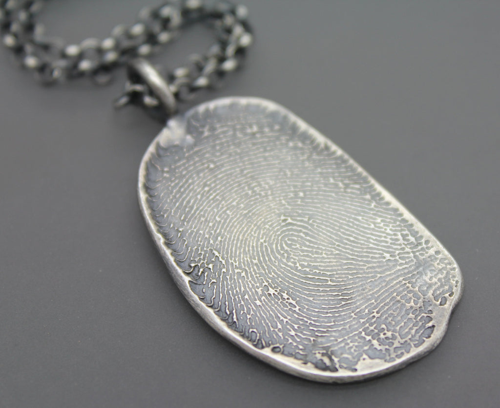 Custom Fingerprint Pendant – Ashley Lozano Jewelry