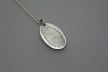 Custom Silver Fingerprint And Footprint Necklace For Dad - Ashley Lozano Jewelry