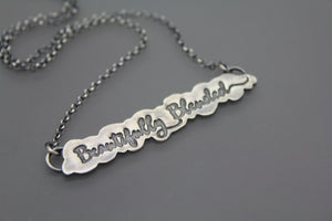 Silver Blended Family Necklace - Ashley Lozano Jewelry
