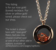 Fill-At-Home Keepsake Locket (Rose Gold Toned Locket) with Complimentary Color Add-In