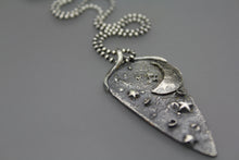 Moon & Star Diamond Cremation Necklace - Ashley Lozano Jewelry