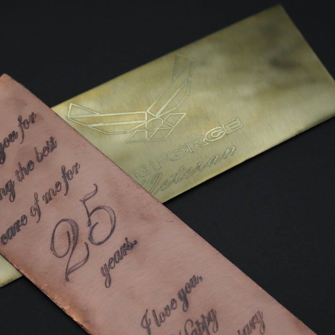 Custom Engraved Metal Bookmarks