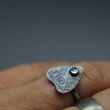 Moonstone Planchette Witchy Statement Ring