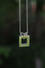 "Frame" Urn Necklace with Engraving (Fill-At-Home)