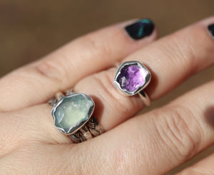 cremains urn ring in silver