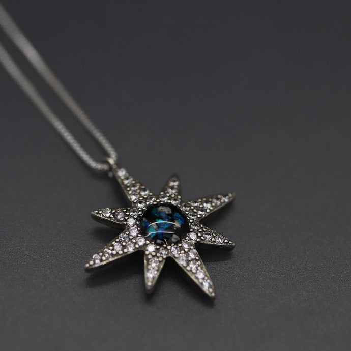 North Star Cremation Necklace