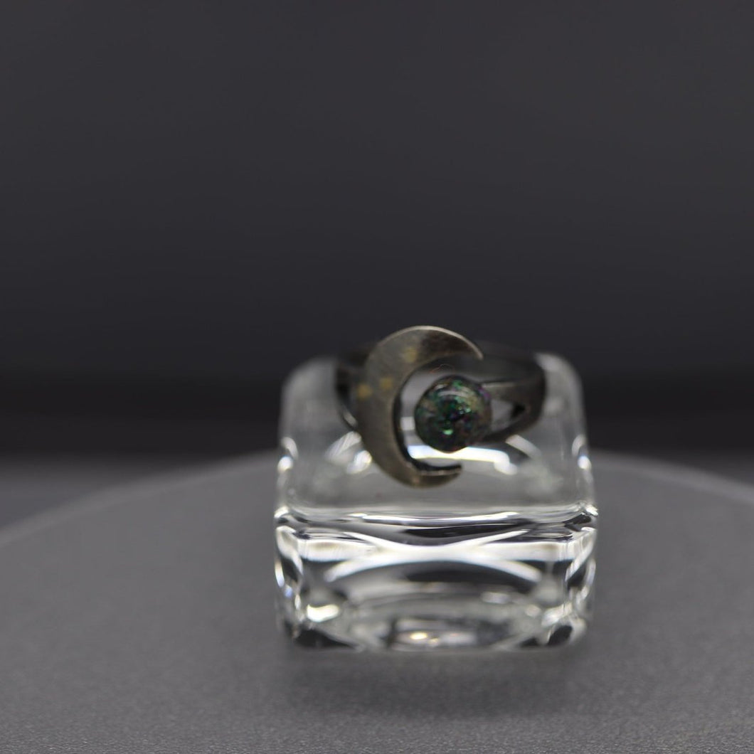 Large Moon Cremation Ring