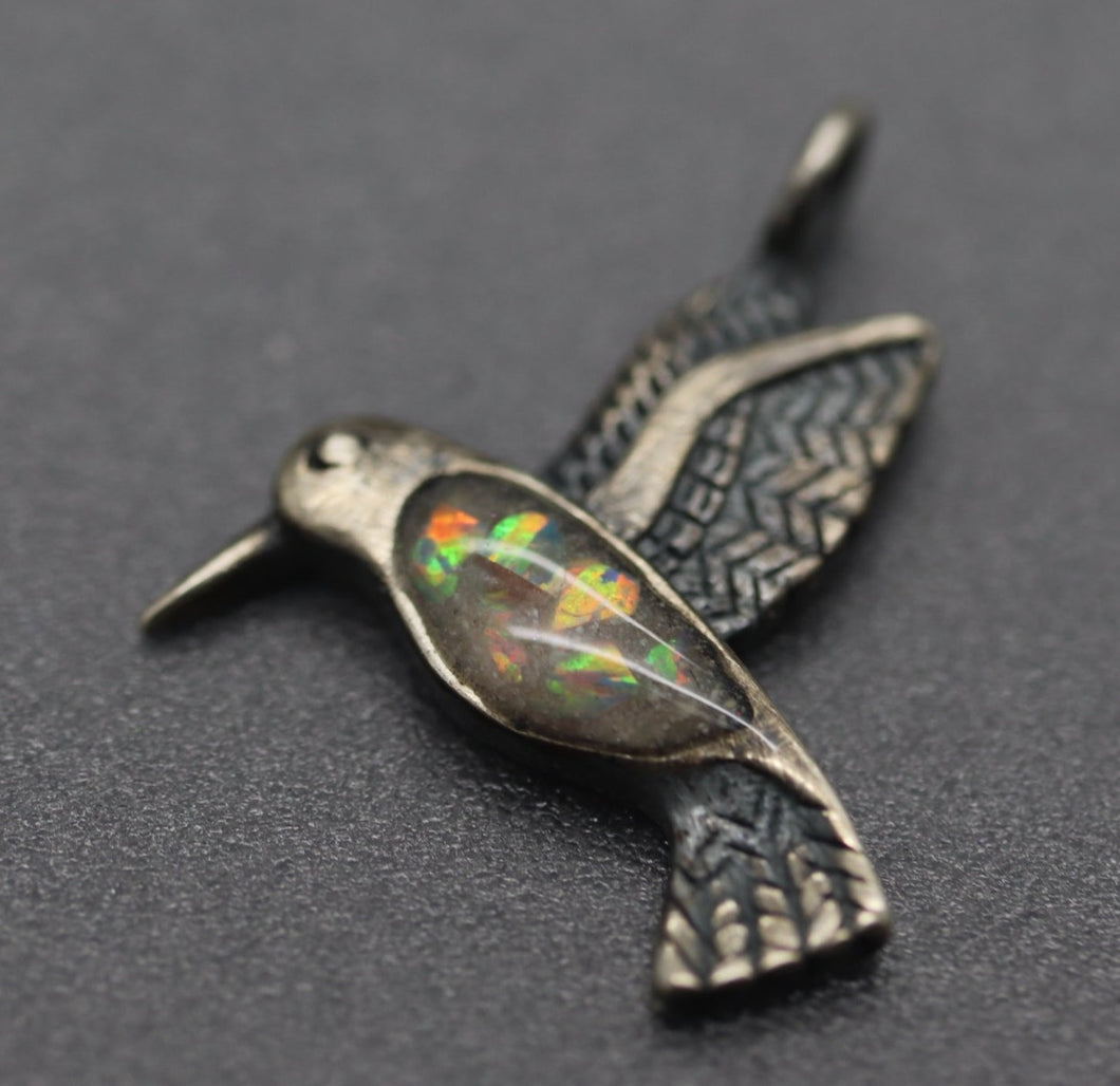 Hummingbird Memorial Necklace