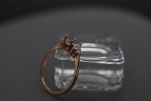 Pure Rose Gold, Genuine Diamond Cremation Ring (PRICE TBD)