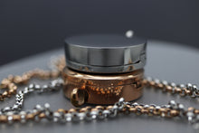 Double-Sided Engraved Urn Necklace for Multiple Inclusions (Available in Silver and Rose Gold)