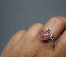 Silver Cremains Ring for her
