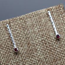 Sterling Silver "Icicle" Gemstone Earrings - Your choice of birthstone! - Ashley Lozano Jewelry