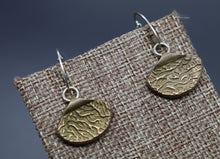 Reversible Bronze and Copper Fan Earrings - Ashley Lozano Jewelry