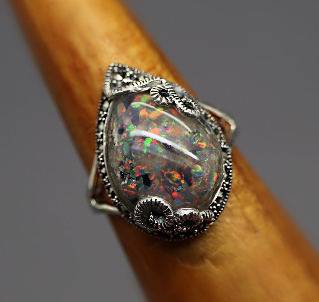 Large Cremation Ashes Ring