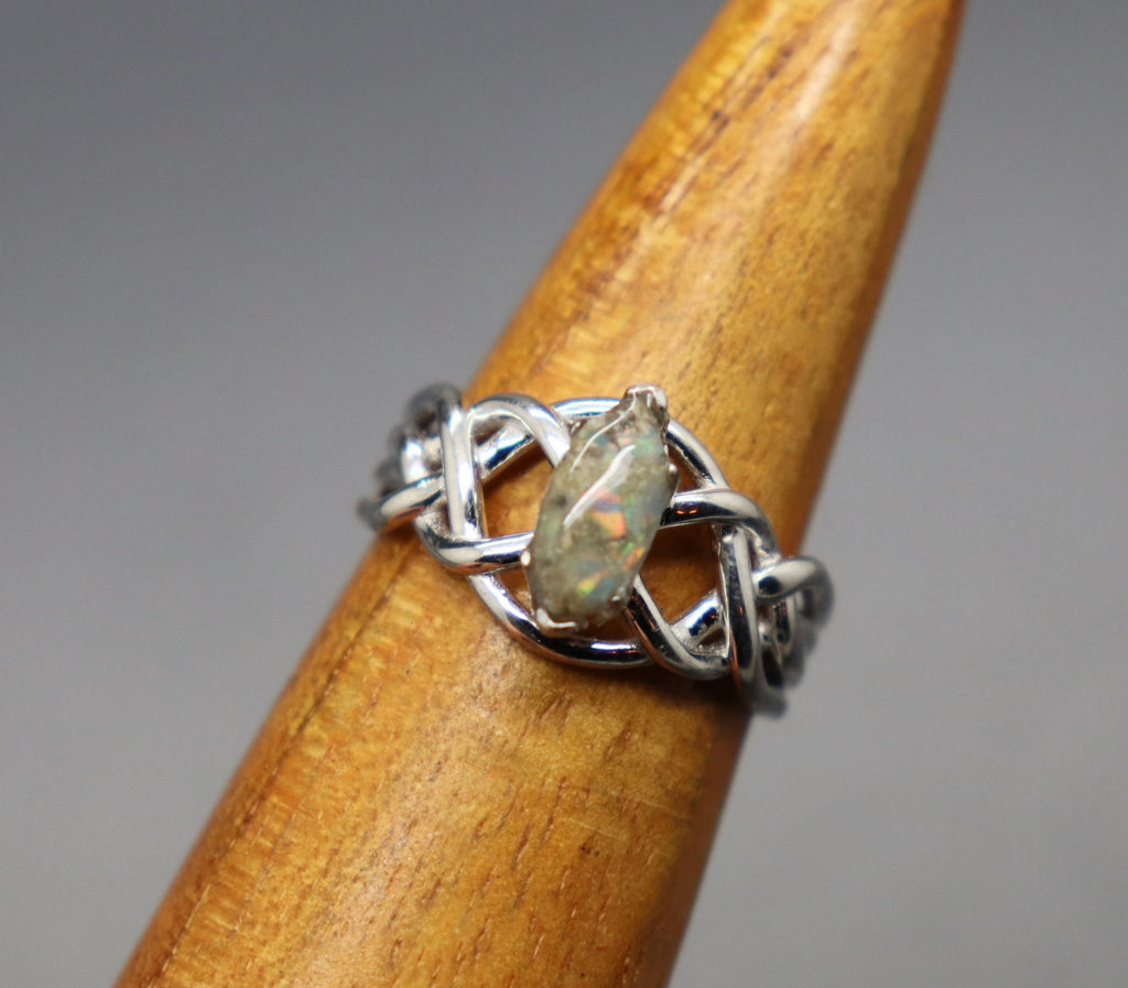 Sterling Silver Celtic Cremation Ash Ring - Ashley Lozano Jewelry