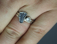 Baby Footprint Ring, Mom Jewelry - Ashley Lozano Jewelry