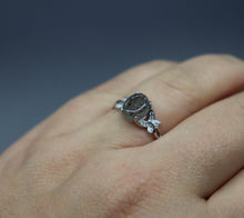 Memorial Butterfly Ring with Cremation Ashes
