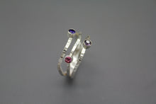 Cartilage Earring / Climber with Family Birthstones - Ashley Lozano Jewelry