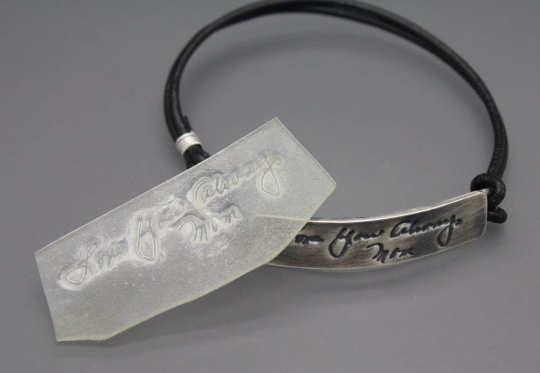 Custom Silver Signature Bracelet Ashley Lozano Jewelry