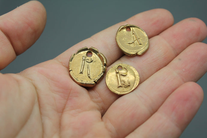 CLEARANCE! Bronze Wax Seals, Initials - Ashley Lozano Jewelry