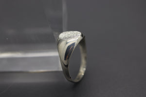Custom Engraved Rounded Unisex Signet Ring
