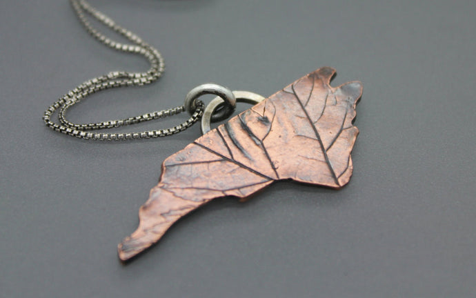 North Carolina State-Shaped Pendant Necklace - Ashley Lozano Jewelry