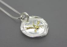 Crawfish Wax Seal Necklace In Gold And Silver - Ashley Lozano Jewelry