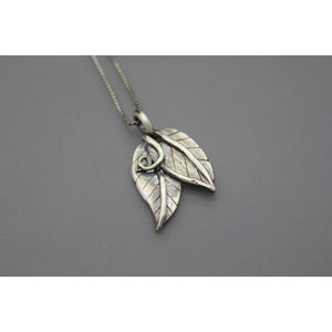 Two Leaves Cremation Jewelry - Ashley Lozano Jewelry