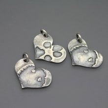 Custom Paw Print Heart Pendant - Ashley Lozano Jewelry