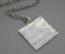 Personalized Music Sheet Necklace - Ashley Lozano Jewelry