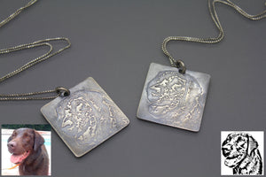 Sterling Silver Photo Pendant - Ashley Lozano Jewelry
