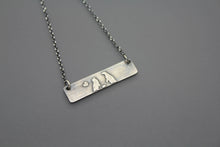 Penguin Bar Necklace in Silver - Ashley Lozano Jewelry