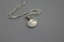 Silver Locket Key Necklace Charm - Ashley Lozano Jewelry