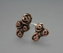 Copper Two Finger Rose Ring - Ashley Lozano Jewelry