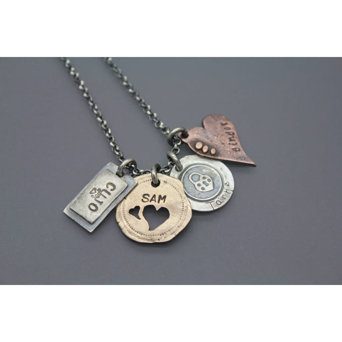 Handmade Pet Cremation Pendant Necklace - Ashley Lozano Jewelry