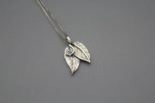 Two Leaves Cremation Jewelry - Ashley Lozano Jewelry