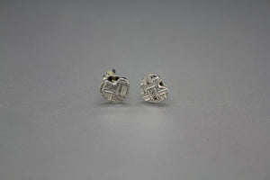Small Stud Heart Earrings - Ashley Lozano Jewelry