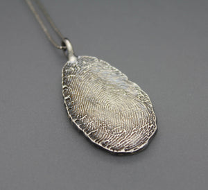 Custom Fingerprint Pendant - Ashley Lozano Jewelry