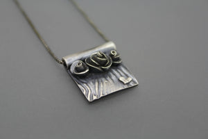 Rose Monogram Pendant Necklace - Ashley Lozano Jewelry