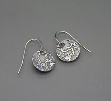 Silver Lace Imprint Earrings - Ashley Lozano Jewelry