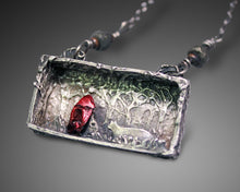 Little Red Riding Hood Shadow Box Necklace - Ashley Lozano Jewelry