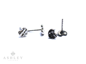 Small Stud Heart Earrings - Ashley Lozano Jewelry