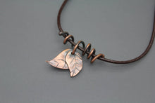 Copper Leaf Necklace - Ashley Lozano Jewelry