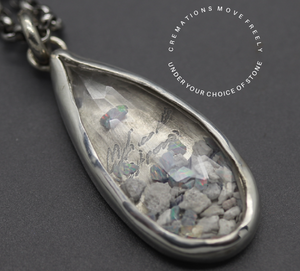 Ashes to hot sale stone jewelry