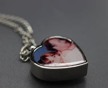 Custom Engraved Heart Shaped Photo Urn Necklace - Fill at Home